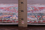 Super Kazak Hand Knotted Wool Runner Rug - 2' 8" X 10' 6" - Golden Nile