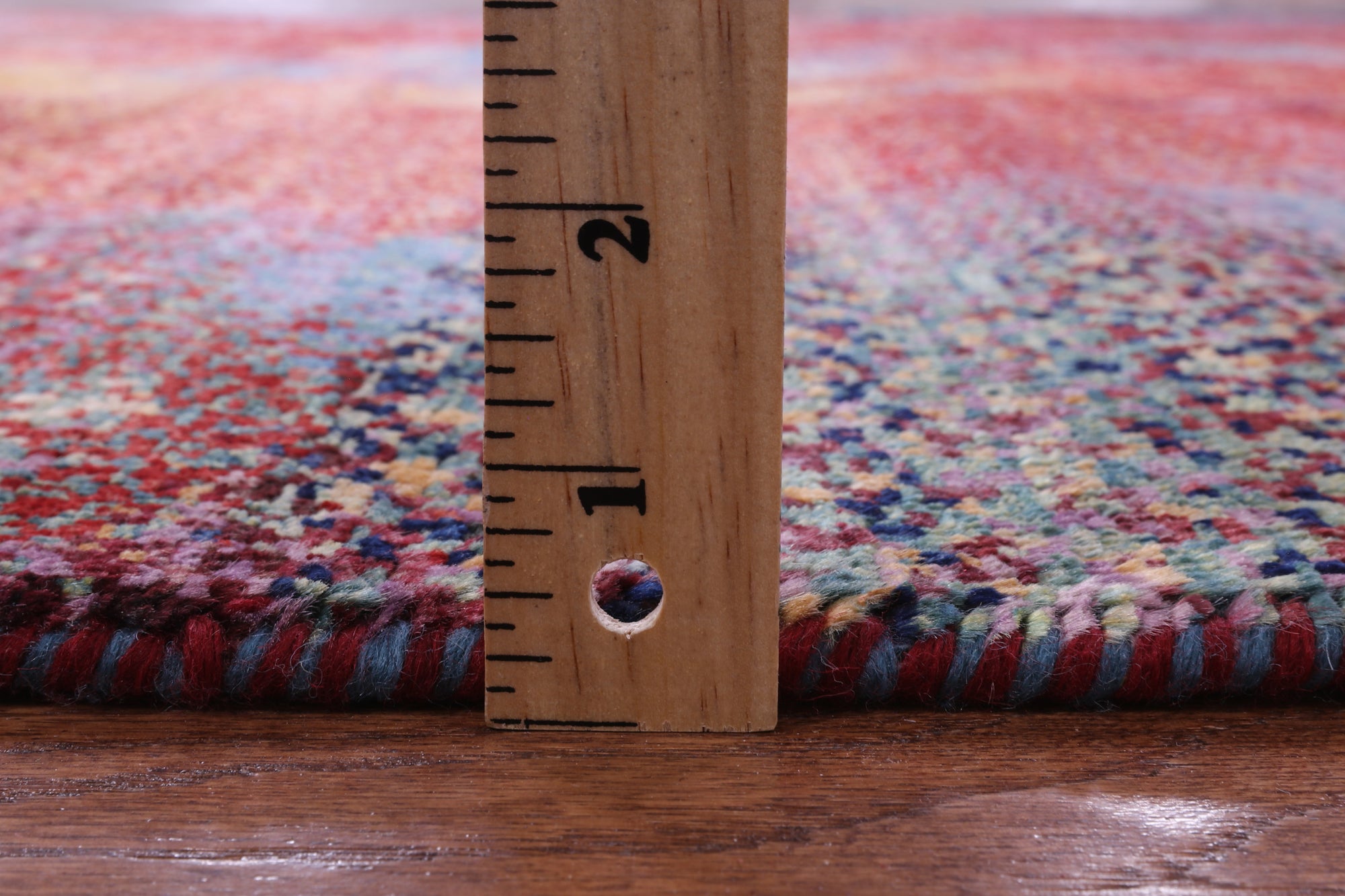 Abstract Contemporary Hand Knotted Wool Rug - 5' 0" X 6' 9" - Golden Nile