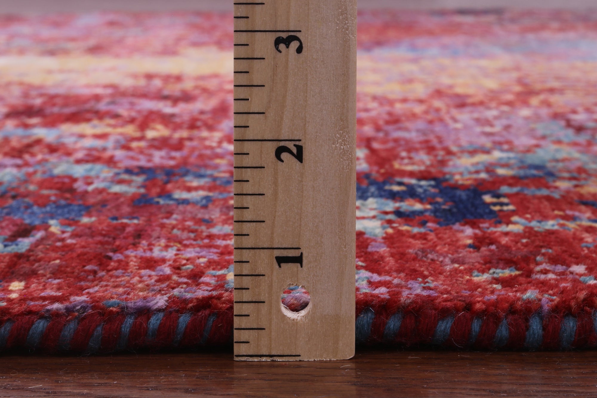 Abstract Contemporary Hand Knotted Wool Rug - 4' 11" X 6' 8" - Golden Nile