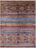 Khorjin Persian Gabbeh Handmade Wool Rug - 8' 3" X 10' 6" - Golden Nile