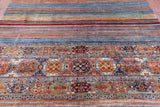 Khorjin Persian Gabbeh Handmade Wool Rug - 8' 3" X 10' 6" - Golden Nile