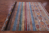 Khorjin Persian Gabbeh Handmade Wool Rug - 8' 3" X 10' 6" - Golden Nile