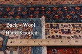 Tribal Persian Gabbeh Hand Knotted Wool Rug - 5' 6" X 7' 4" - Golden Nile