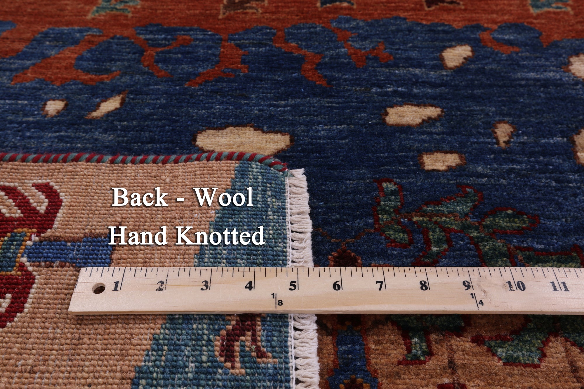 Tribal Persian Gabbeh Hand Knotted Wool Rug - 4' 10" X 6' 10" - Golden Nile
