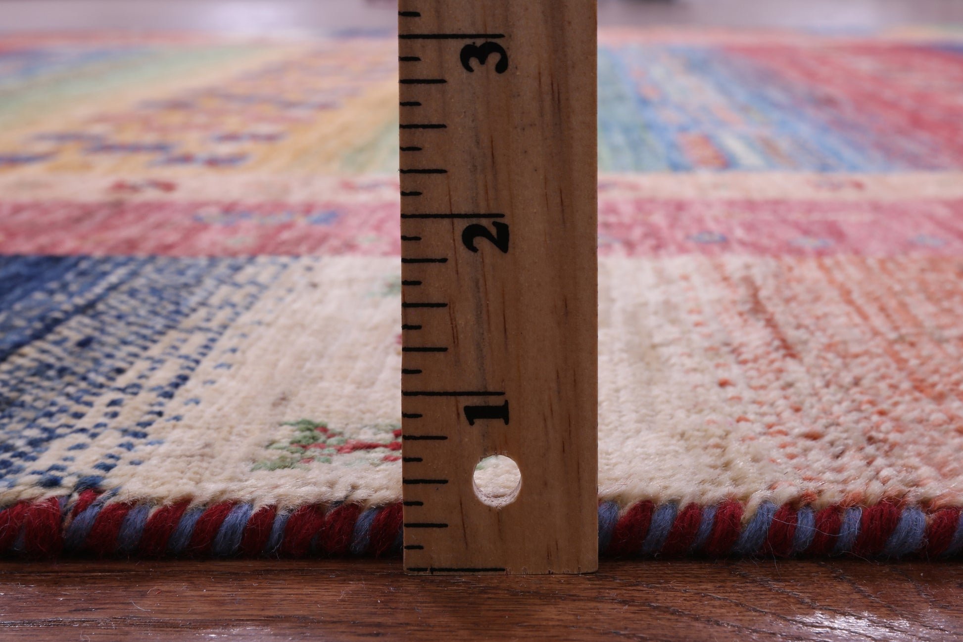 Tribal Persian Gabbeh Hand Knotted Wool Rug - 5' 7" X 8' 2" - Golden Nile