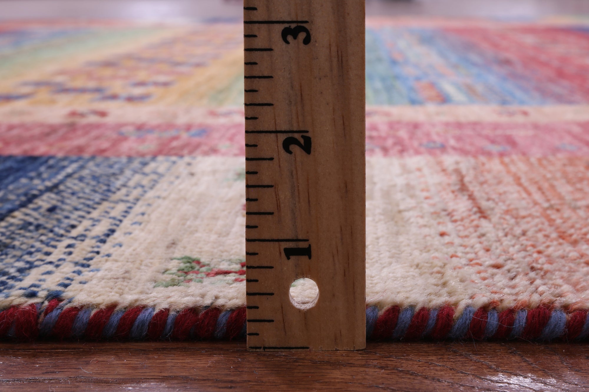 Tribal Persian Gabbeh Hand Knotted Wool Rug - 5' 7" X 8' 2" - Golden Nile