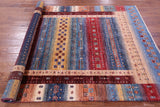 Tribal Persian Gabbeh Hand Knotted Wool Rug - 5' 6" X 7' 8" - Golden Nile