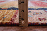 Tribal Persian Gabbeh Handmade Wool Rug - 5' 8" X 7' 11" - Golden Nile