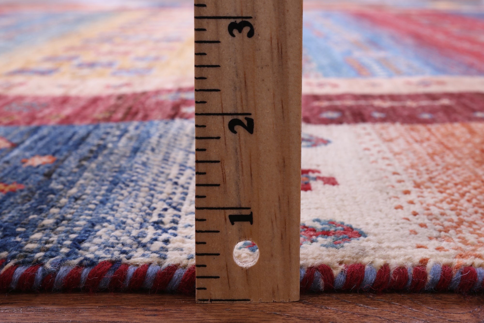 Tribal Persian Gabbeh Hand Knotted Wool Rug - 5' 6" X 7' 9" - Golden Nile