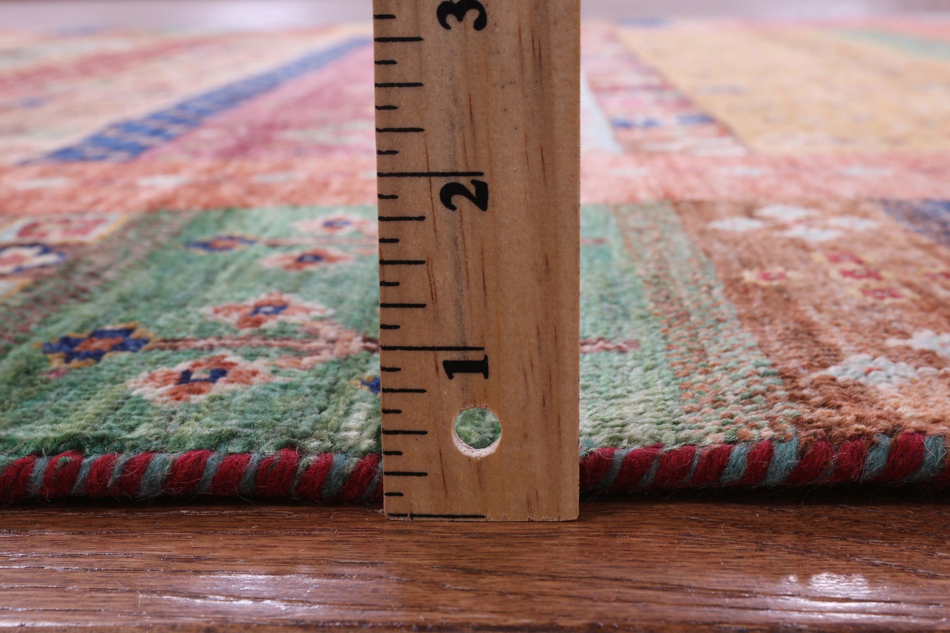 Tribal Persian Gabbeh Hand Knotted Wool Rug - 5' 9" X 8' 1" - Golden Nile