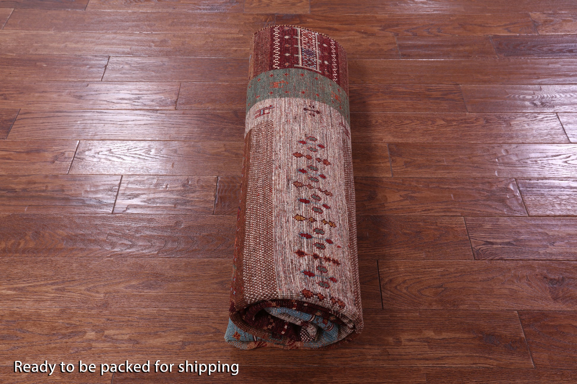 Tribal Persian Gabbeh Handmade Wool Rug - 5' 9" X 8' 0" - Golden Nile