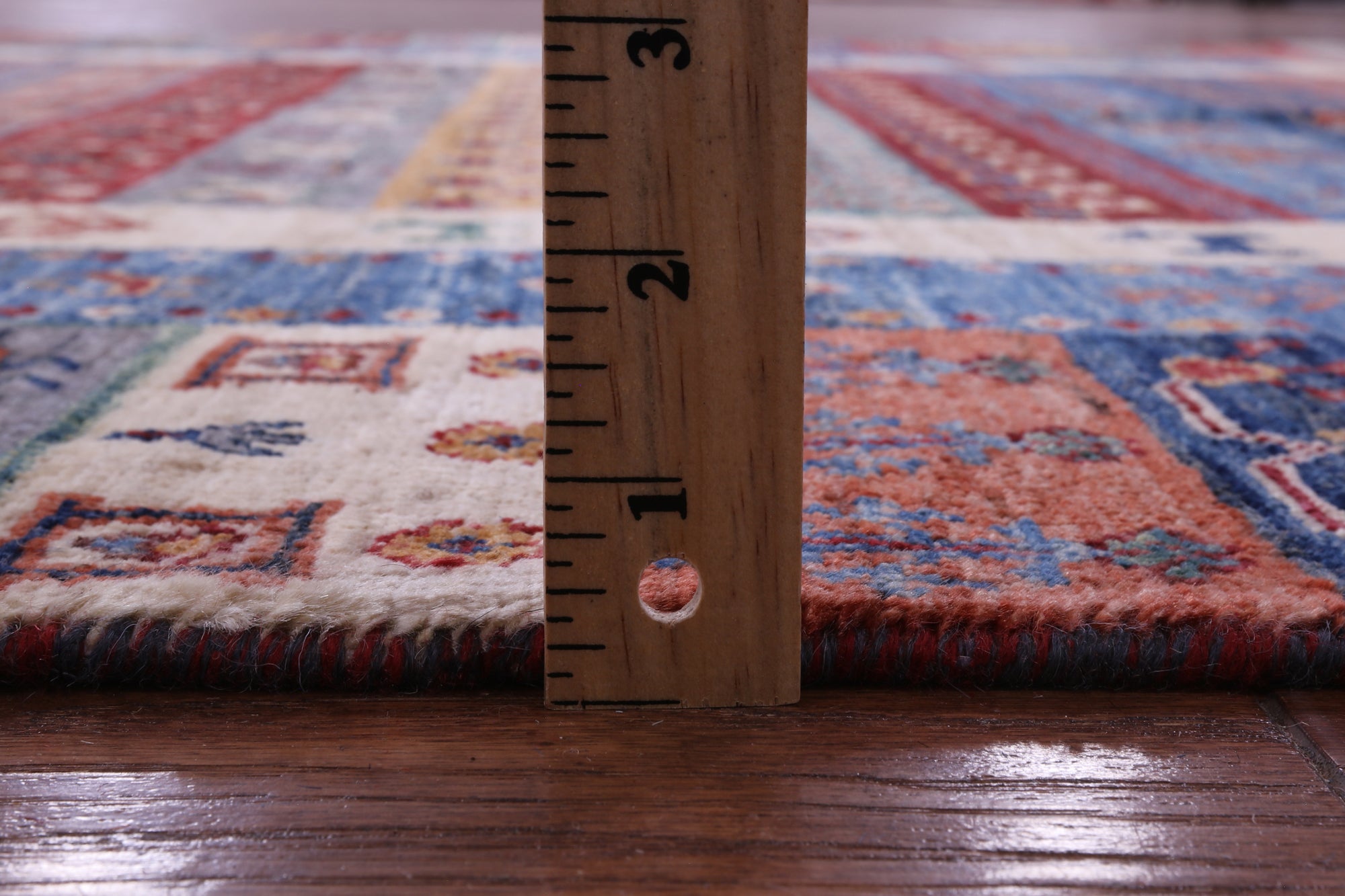 Persian Gabbeh Tribal Hand Knotted Wool Rug - 5' 7" X 7' 10" - Golden Nile