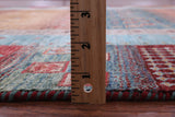 Tribal Persian Gabbeh Hand Knotted Wool Rug - 5' 8" X 8' 1" - Golden Nile