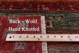 Tribal Persian Gabbeh Hand Knotted Wool Rug - 3' 7" X 5' 1" - Golden Nile