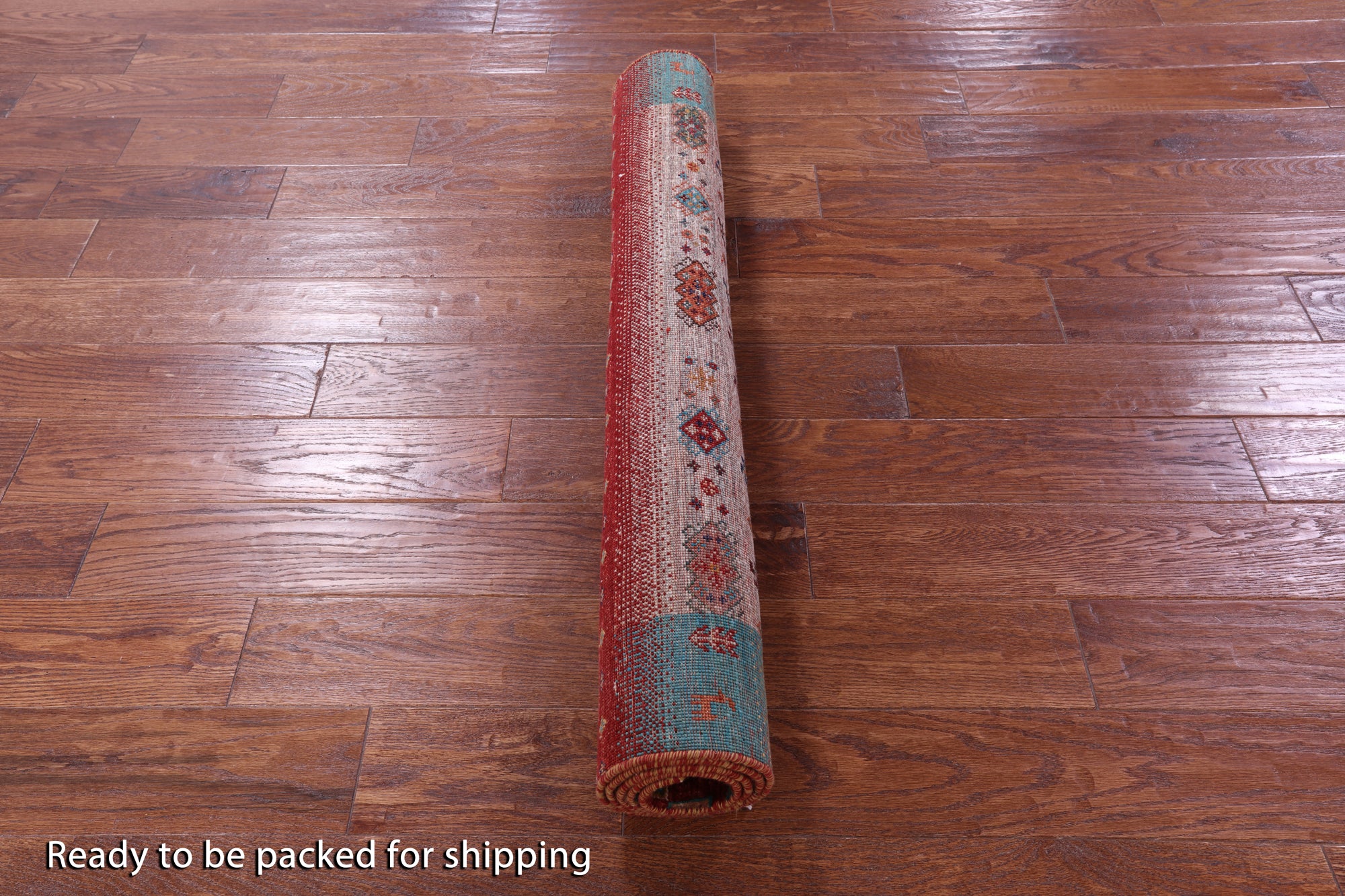 Tribal Persian Gabbeh Hand Knotted Wool Rug - 3' 7" X 5' 1" - Golden Nile