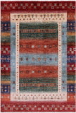 Tribal Persian Gabbeh Hand Knotted Wool Rug - 4' 1" X 6' 0" - Golden Nile