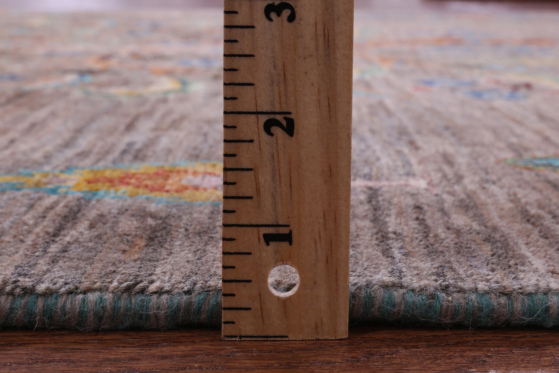Tribal Persian Gabbeh Hand Knotted Wool Rug - 5' 0" X 6' 3" - Golden Nile