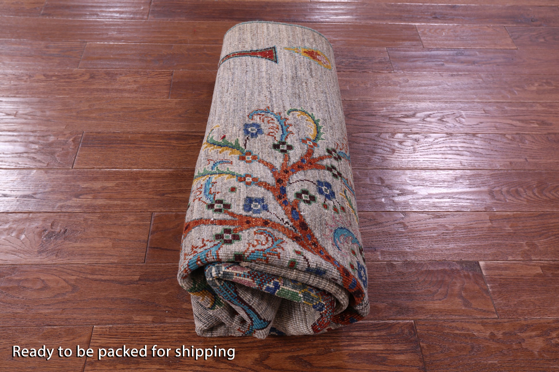 Tribal Persian Gabbeh Hand Knotted Wool Rug - 5' 0" X 6' 3" - Golden Nile
