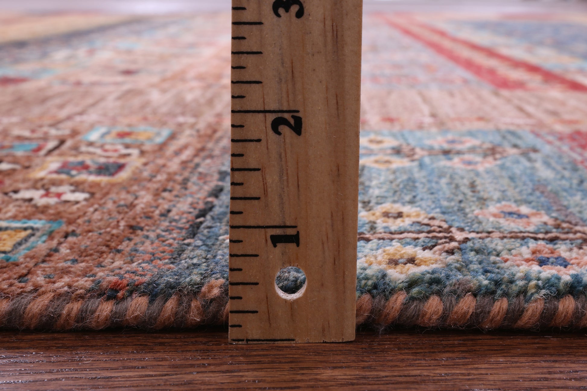 Tribal Persian Gabbeh Hand Knotted Wool Rug - 6' 9" X 10' 0" - Golden Nile