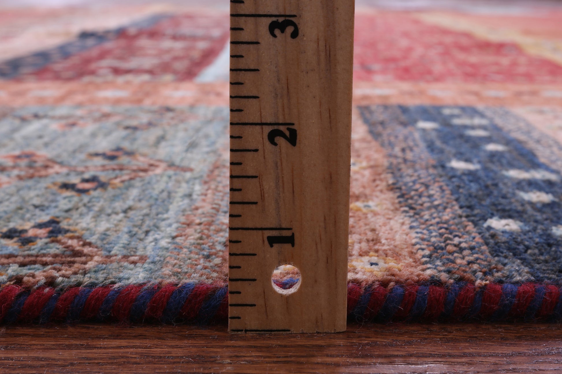 Persian Tribal Gabbeh Hand Knotted Wool Rug - 6' 8" X 9' 10" - Golden Nile