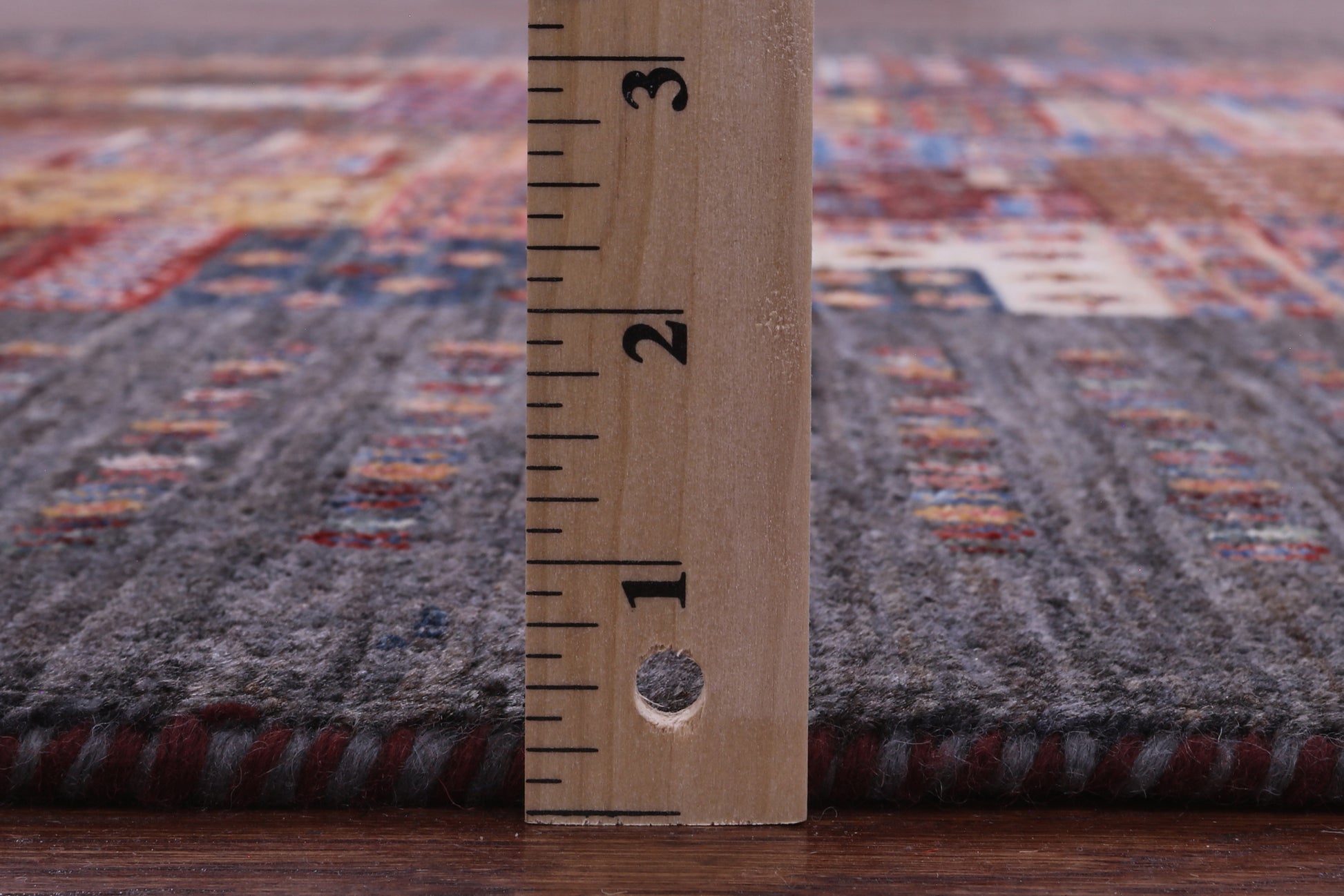 Tribal Persian Gabbeh Hand Knotted Wool Rug - 5' 8" X 7' 9" - Golden Nile