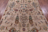 Tribal Persian Gabbeh Hand Knotted Wool Rug - 6' 3" X 9' 6" - Golden Nile
