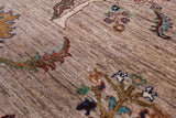 Tribal Persian Gabbeh Hand Knotted Wool Rug - 6' 3" X 9' 6" - Golden Nile