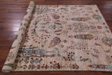 Tribal Persian Gabbeh Hand Knotted Wool Rug - 6' 3" X 9' 6" - Golden Nile