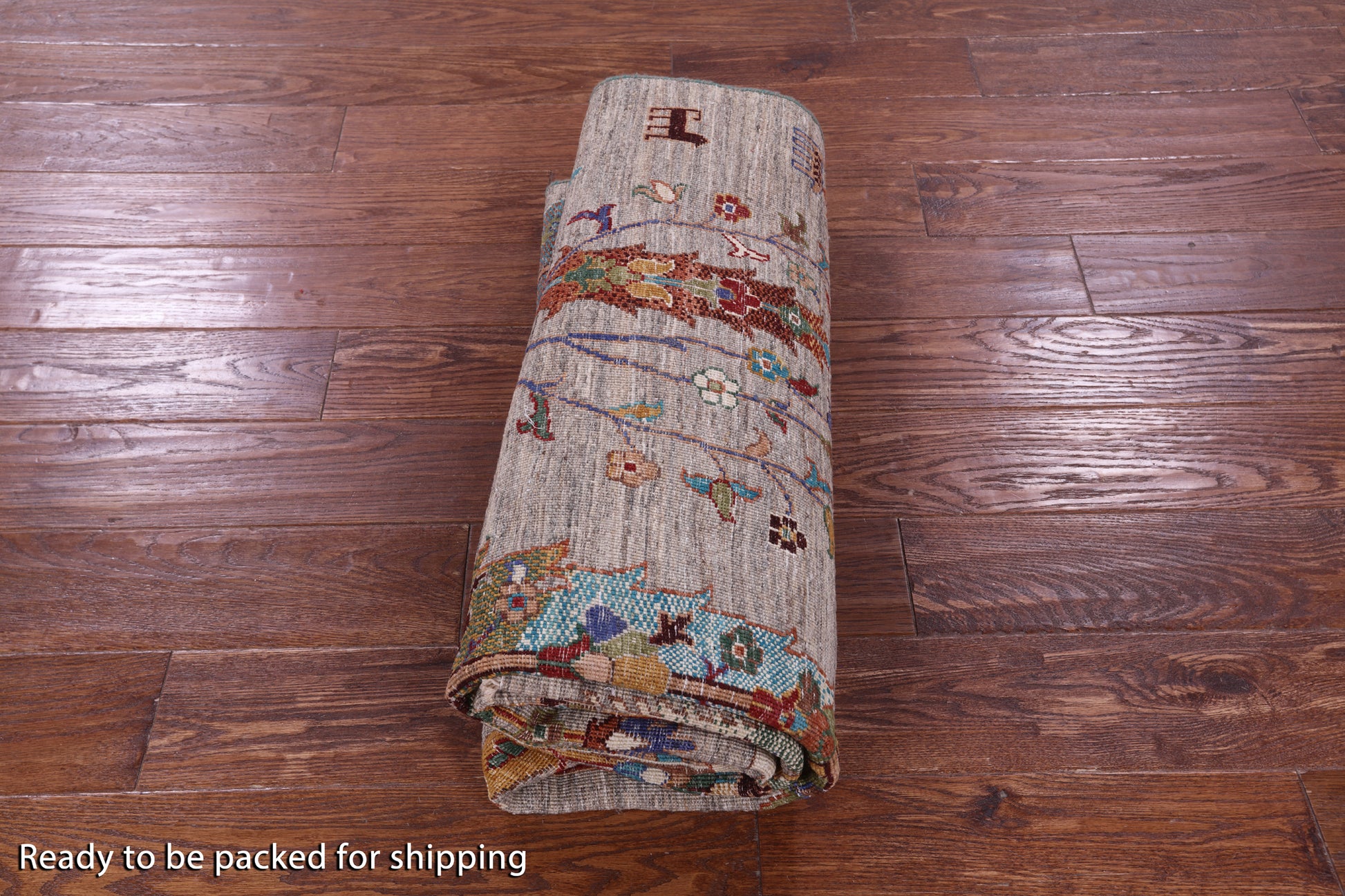 Tribal Persian Gabbeh Hand Knotted Wool Rug - 4' 9" X 6' 6" - Golden Nile