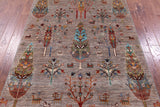 Tribal Persian Gabbeh Hand Knotted Wool Rug - 4' 9" X 6' 6" - Golden Nile
