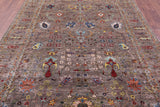 Peshawar Hand Knotted Wool Rug - 6' 9" X 9' 9" - Golden Nile