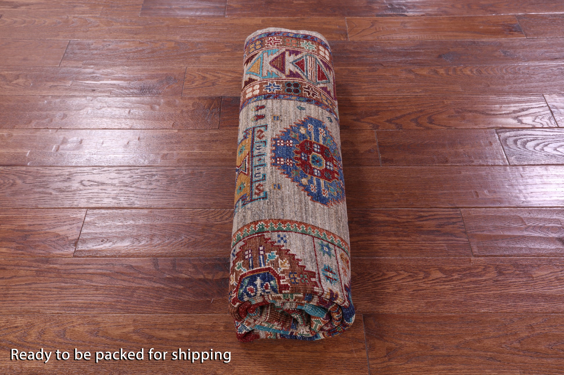 Turkmen Ersari Hand Knotted Wool Rug - 5' 1" X 6' 8" - Golden Nile