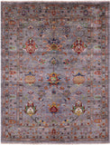 Peshawar Handmade Wool Rug - 5' 0" X 6' 5" - Golden Nile