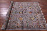 Peshawar Handmade Wool Rug - 5' 0" X 6' 5" - Golden Nile