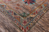 Peshawar Hand Knotted Wool Rug - 5' 9" X 8' 3" - Golden Nile