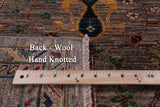 Peshawar Hand Knotted Wool Rug - 5' 9" X 8' 3" - Golden Nile