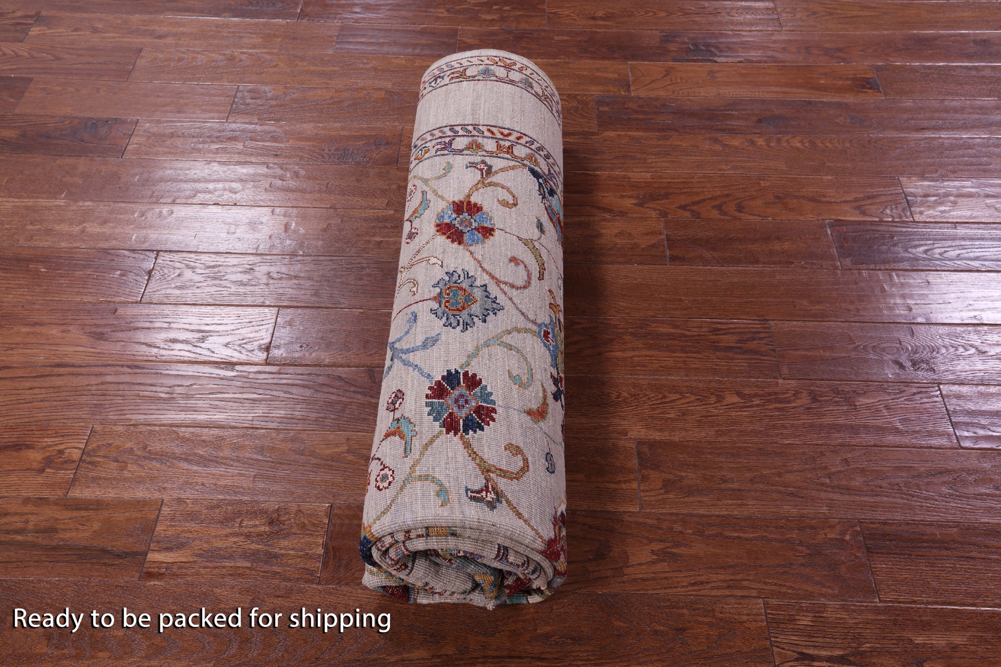 Peshawar Hand Knotted Wool Rug - 6' 8" X 8' 4" - Golden Nile