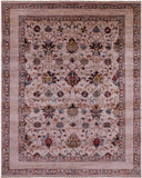 Peshawar Hand Knotted Wool Rug - 6' 8" X 8' 4" - Golden Nile