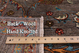 Peshawar Hand Knotted Wool Rug - 4' 11" X 6' 8" - Golden Nile
