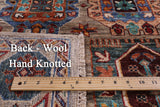 Turkmen Ersari Hand Knotted Wool Rug - 4' 3" X 5' 10" - Golden Nile