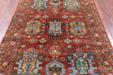 Turkmen Ersari Hand Knotted Wool Rug - 4' 0" X 5' 9" - Golden Nile