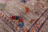 Peshawar Hand Knotted Wool Runner Rug - 2' 8" X 8' 4" - Golden Nile