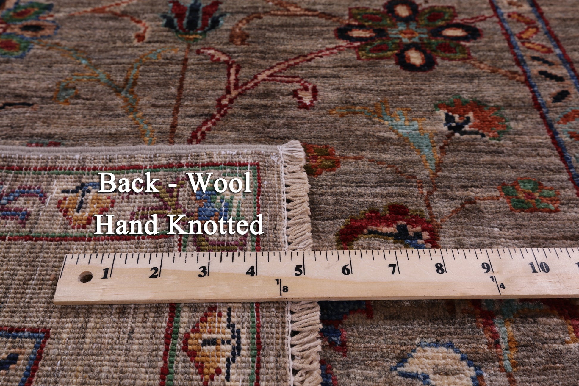 Peshawar Hand Knotted Wool Runner Rug - 2' 8" X 8' 4" - Golden Nile