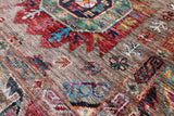 Turkmen Ersari Hand Knotted Wool Runner Rug - 2' 8" X 8' 3" - Golden Nile