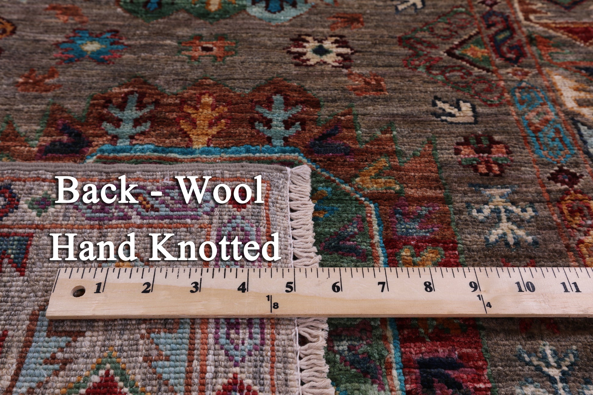 Turkmen Ersari Hand Knotted Wool Runner Rug - 2' 8" X 8' 3" - Golden Nile
