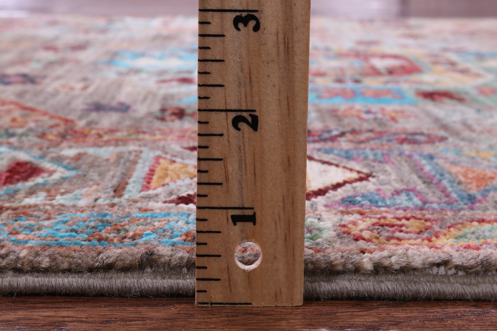Turkmen Ersari Hand Knotted Wool Runner Rug - 2' 8" X 8' 3" - Golden Nile