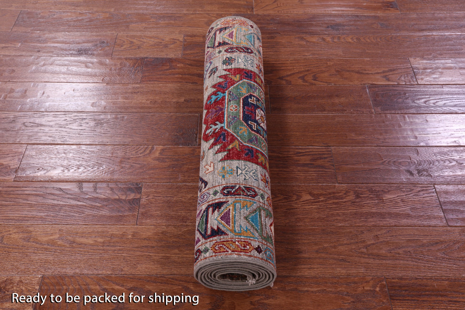Turkmen Ersari Hand Knotted Wool Runner Rug - 2' 8" X 8' 3" - Golden Nile
