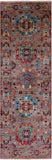 Turkmen Ersari Hand Knotted Wool Runner Rug - 2' 8" X 8' 3" - Golden Nile