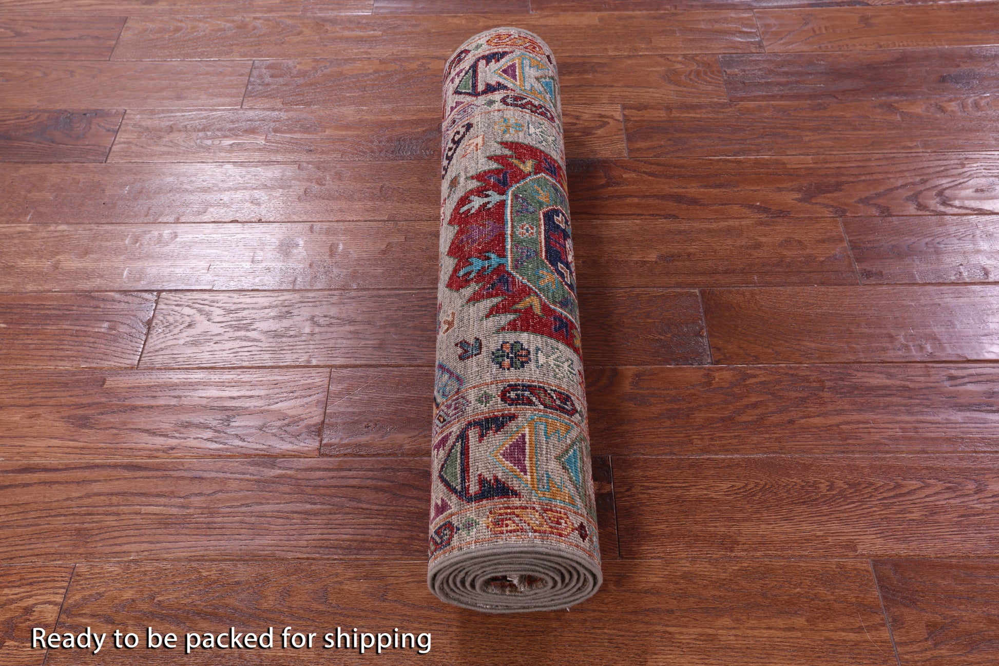 Turkmen Ersari Hand Knotted Wool Runner Rug - 2' 7" X 8' 4" - Golden Nile