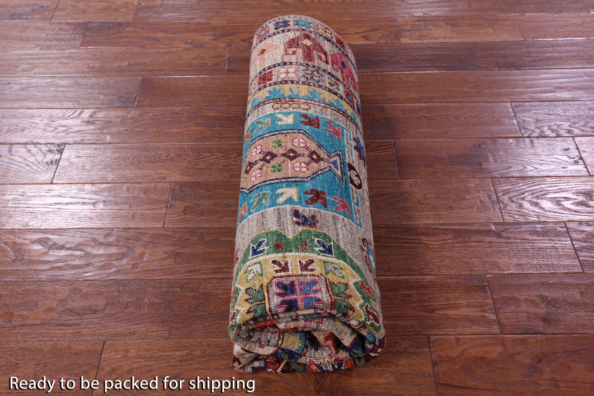 Tribal Persian Hand Knotted Wool Rug - 5' 1" X 7' 1" - Golden Nile